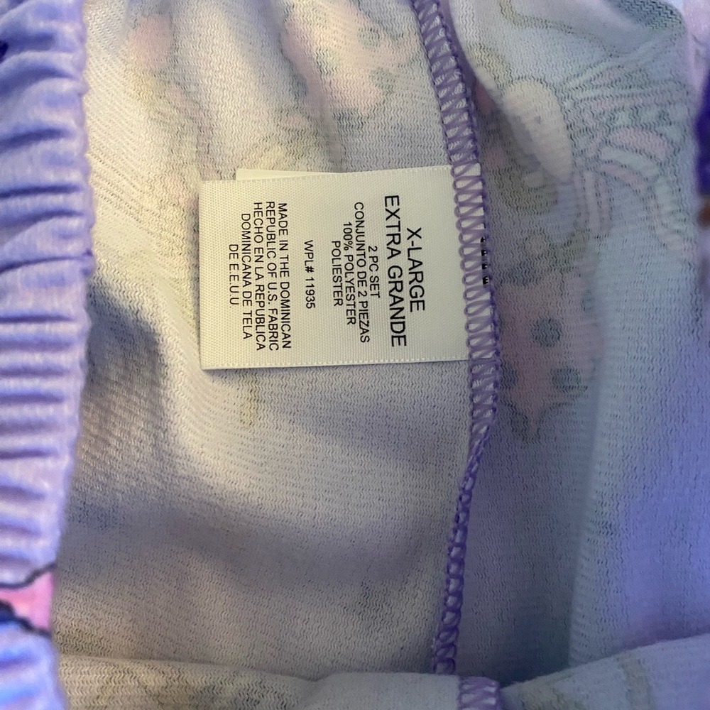 NWOT Y2K Arizona Jean Company purple monkey printed pajama bottoms - Picture 2 of 4